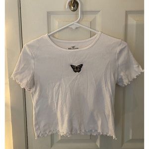 Hollister Butterfly Crop Top
